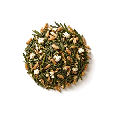 Dry leaf of Genmaicha