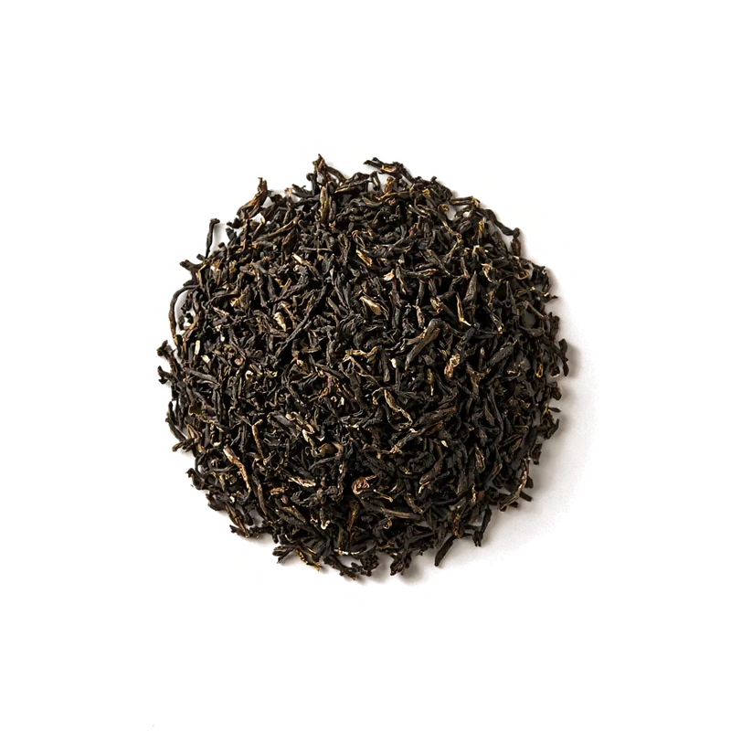 Dry leaf of Malawi Black (Mulanje), top-down