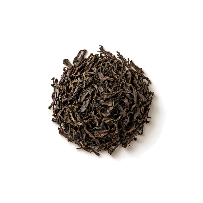 Dry leaf of Shui Xian, top-down