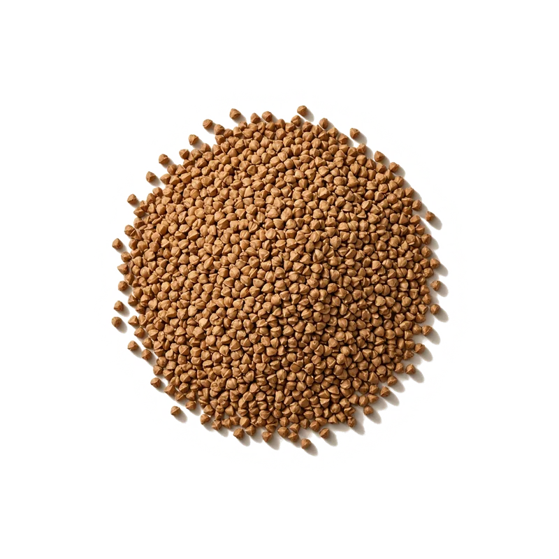 Roasted buckwheat for sobacha, top-down
